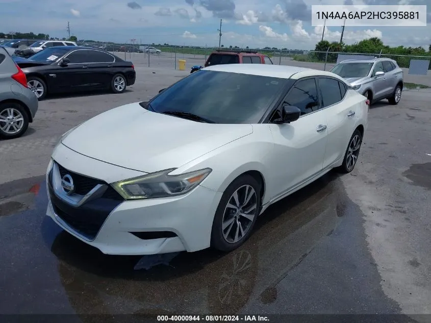 1N4AA6AP2HC395881 2017 Nissan Maxima 3.5 S