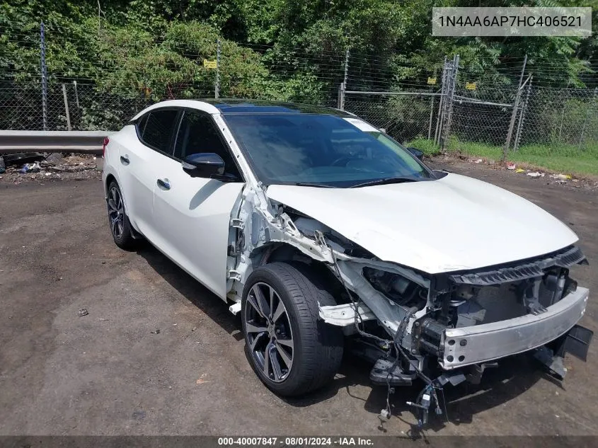 1N4AA6AP7HC406521 2017 Nissan Maxima 3.5 Platinum