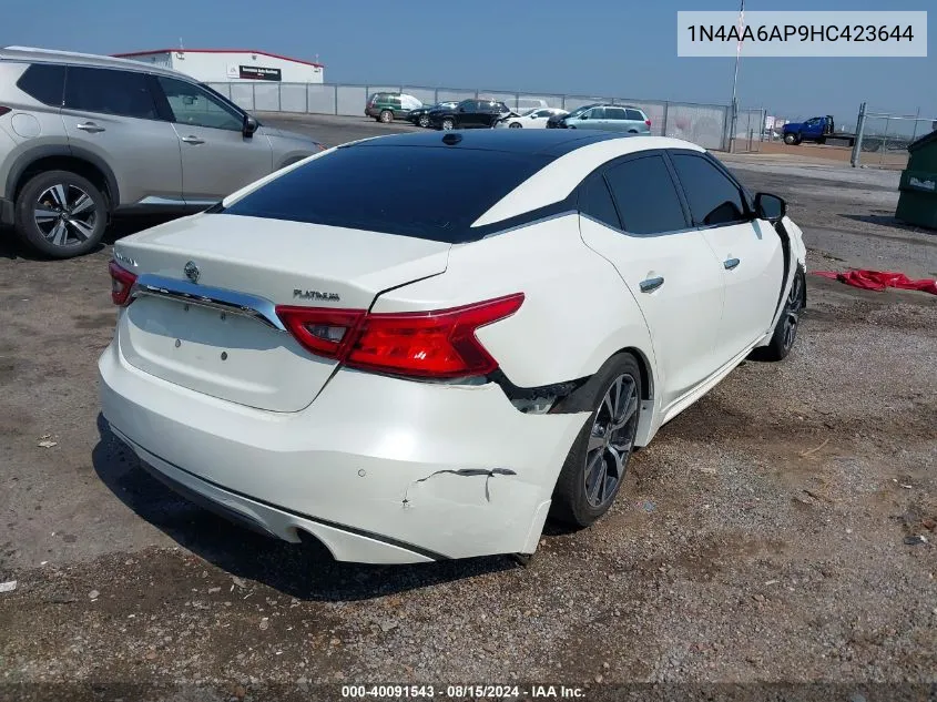 1N4AA6AP9HC423644 2017 Nissan Maxima 3.5 Platinum