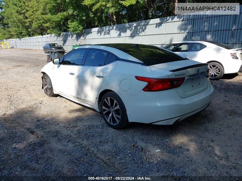 1N4AA6AP9HC412482 2017 Nissan Maxima 3.5 Platinum