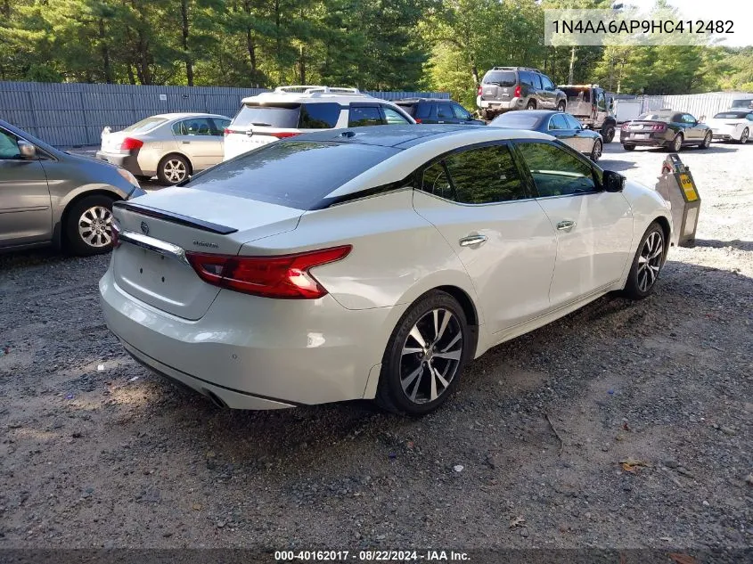 1N4AA6AP9HC412482 2017 Nissan Maxima 3.5 Platinum