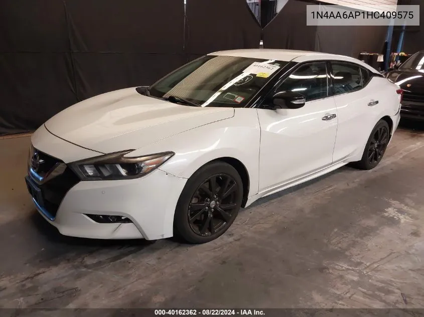 1N4AA6AP1HC409575 2017 Nissan Maxima 3.5 Sv