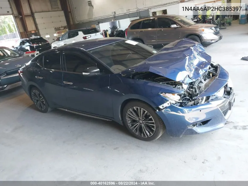 1N4AA6AP2HC385397 2017 Nissan Maxima 3.5 Sv