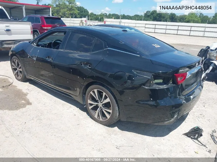 2017 Nissan Maxima 3.5 Platinum VIN: 1N4AA6AP3HC448054 Lot: 40167905