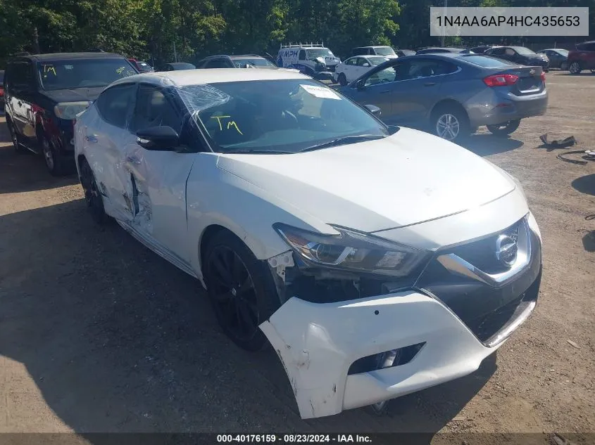 1N4AA6AP4HC435653 2017 Nissan Maxima 3.5 Sr