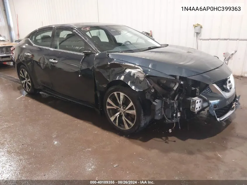 1N4AA6AP0HC399363 2017 Nissan Maxima 3.5 Sv