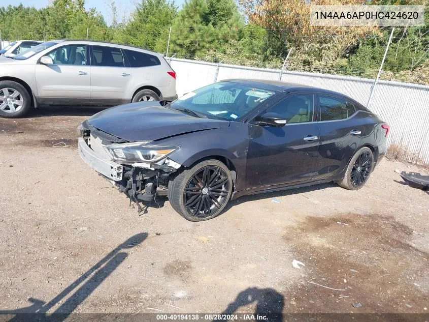 1N4AA6AP0HC424620 2017 Nissan Maxima 3.5 Sv