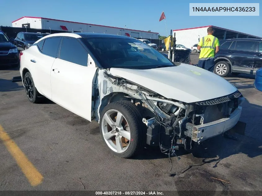 1N4AA6AP9HC436233 2017 Nissan Maxima 3.5 Platinum