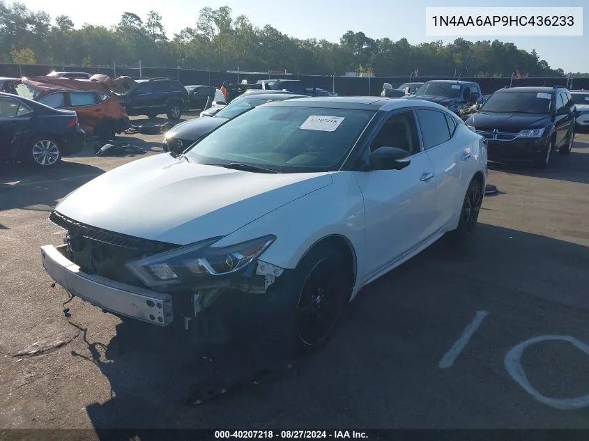 1N4AA6AP9HC436233 2017 Nissan Maxima 3.5 Platinum