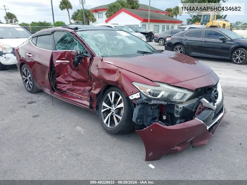 1N4AA6AP6HC434682 2017 Nissan Maxima 3.5 Platinum