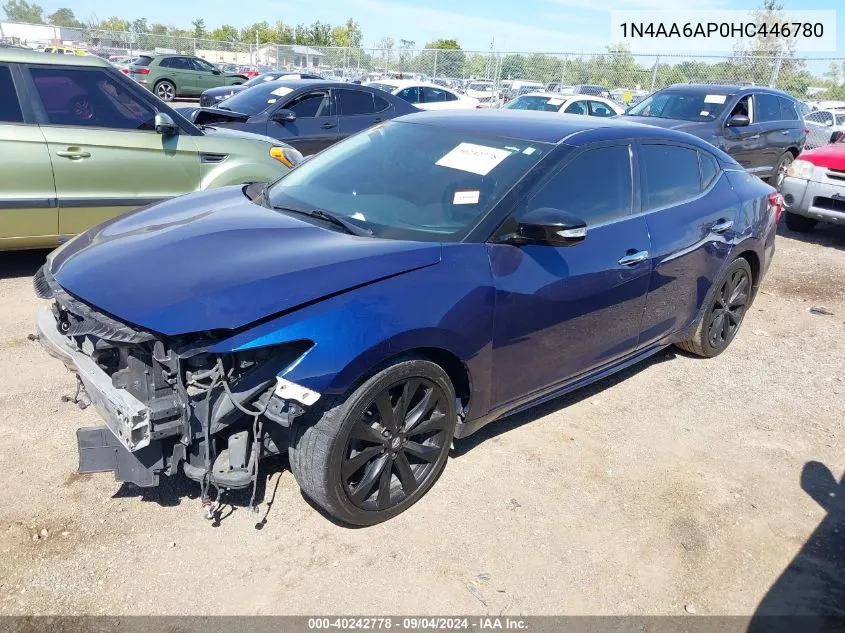 1N4AA6AP0HC446780 2017 Nissan Maxima 3.5 Sr