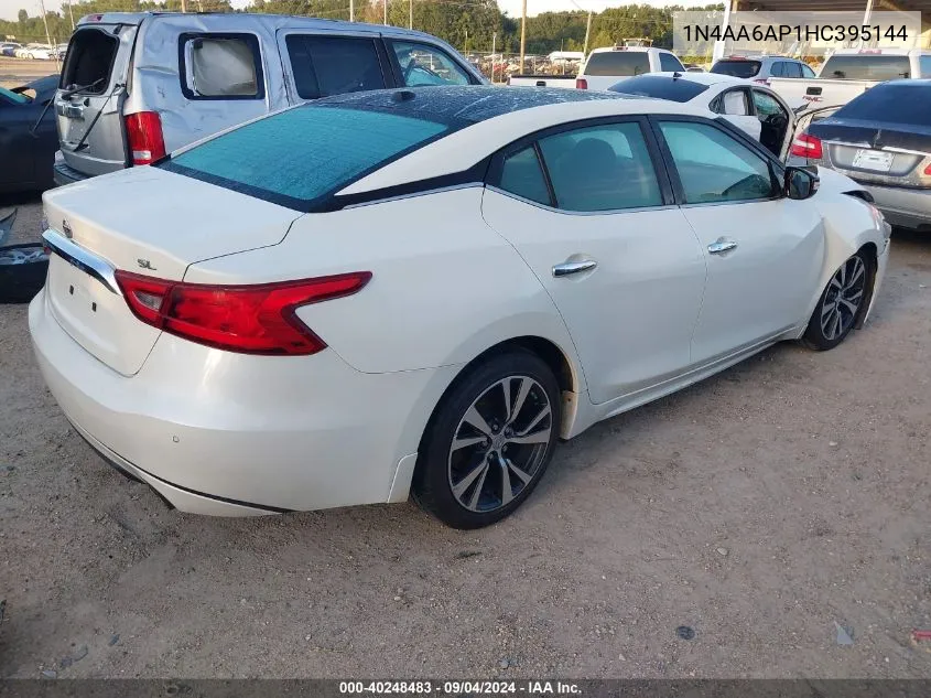 1N4AA6AP1HC395144 2017 Nissan Maxima 3.5S/Sv/Sl/Sr/Plat