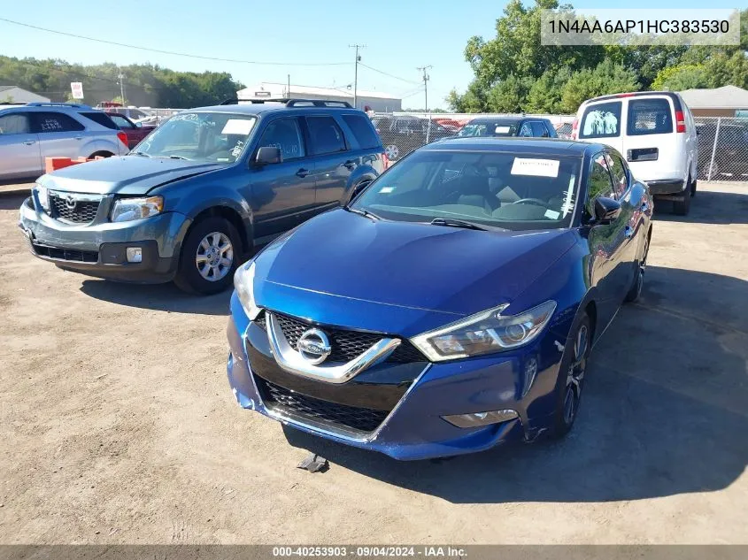 2017 Nissan Maxima 3.5 Sl VIN: 1N4AA6AP1HC383530 Lot: 40253903