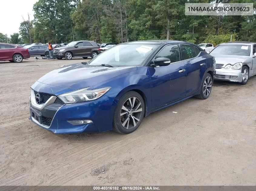 1N4AA6AP3HC419623 2017 Nissan Maxima 3.5 Sl