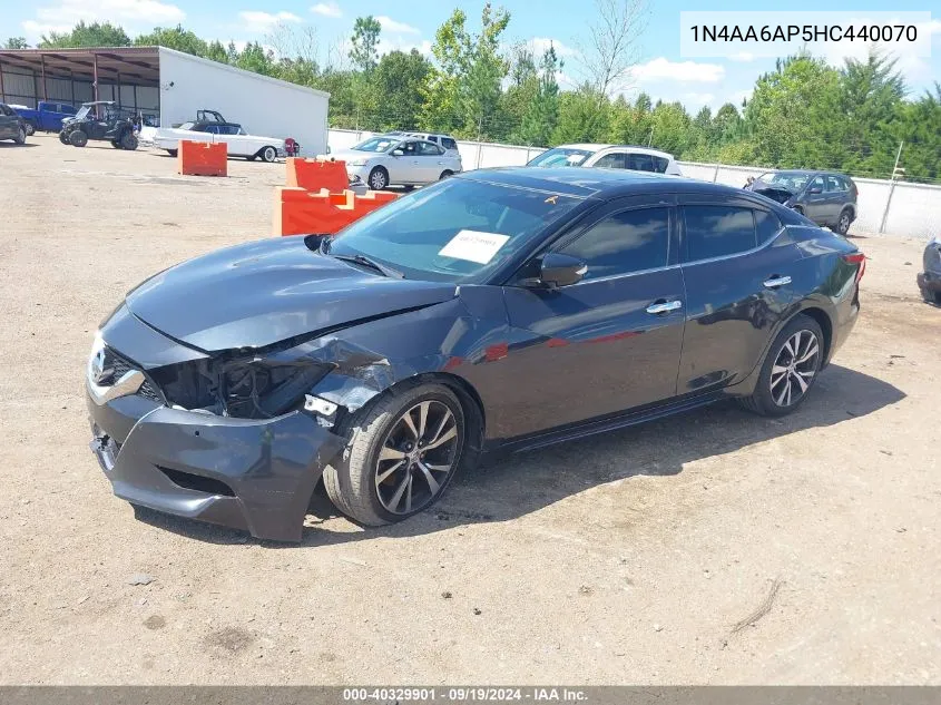 2017 Nissan Maxima 3.5 Sl VIN: 1N4AA6AP5HC440070 Lot: 40329901