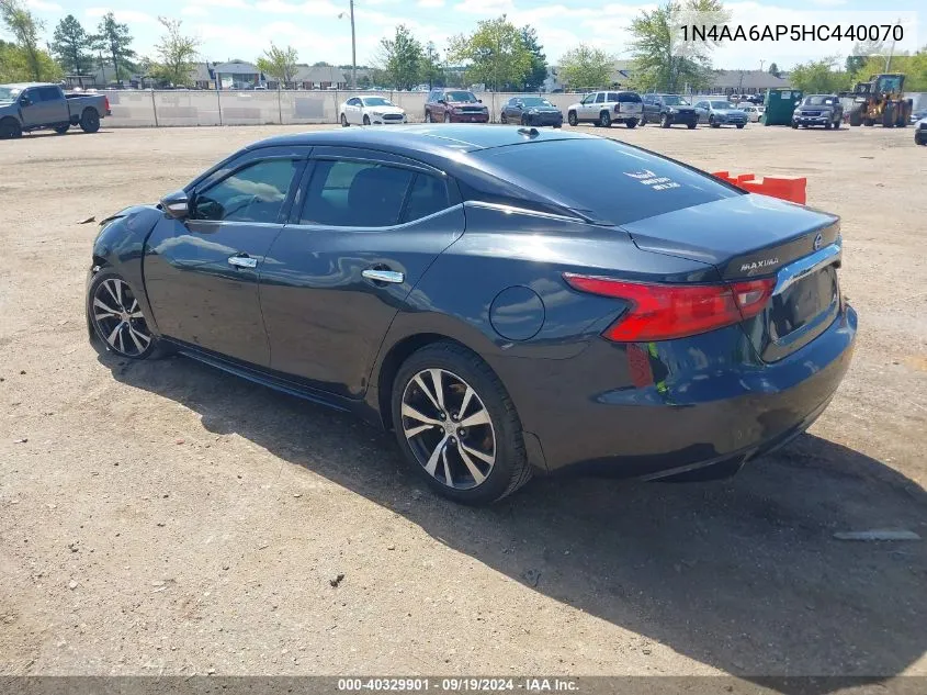 2017 Nissan Maxima 3.5 Sl VIN: 1N4AA6AP5HC440070 Lot: 40329901