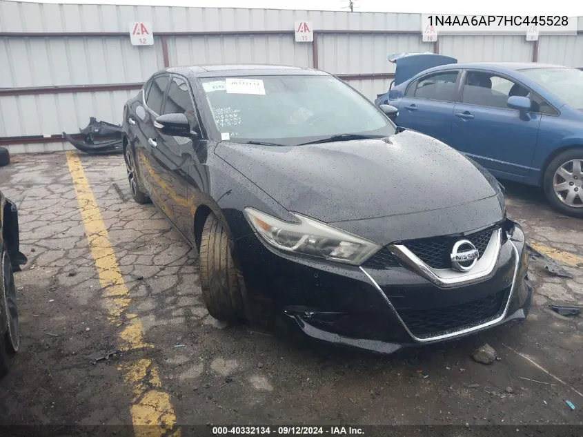 1N4AA6AP7HC445528 2017 Nissan Maxima 3.5S/Sv/Sl/Sr/Plat