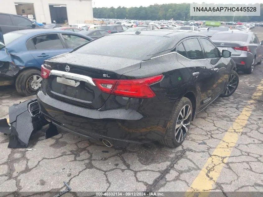 1N4AA6AP7HC445528 2017 Nissan Maxima 3.5S/Sv/Sl/Sr/Plat