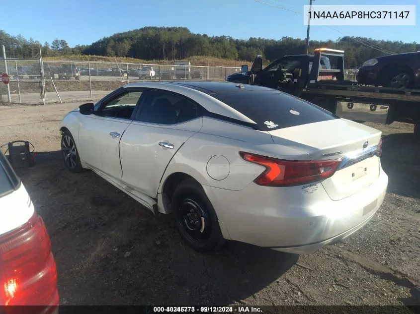 1N4AA6AP8HC371147 2017 Nissan Maxima 3.5 Sl