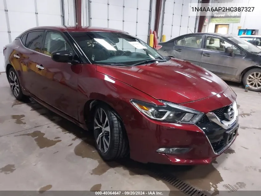 1N4AA6AP2HC387327 2017 Nissan Maxima 3.5 S