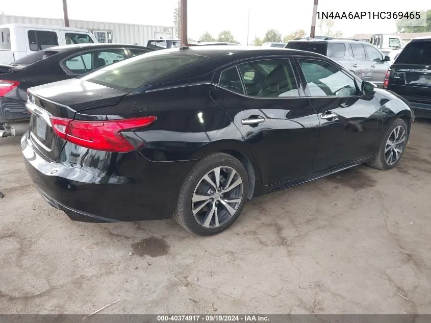 1N4AA6AP1HC369465 2017 Nissan Maxima 3.5 Sv