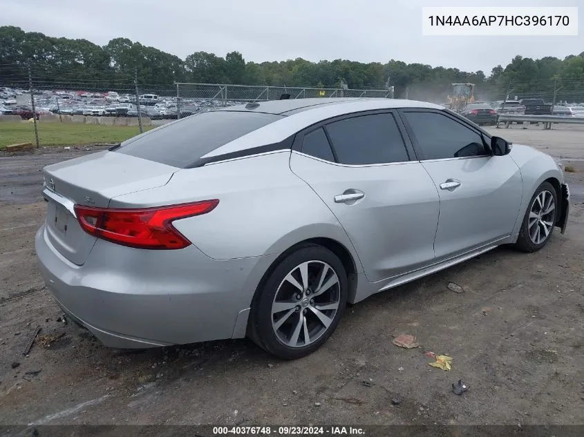 1N4AA6AP7HC396170 2017 Nissan Maxima 3.5 Sl