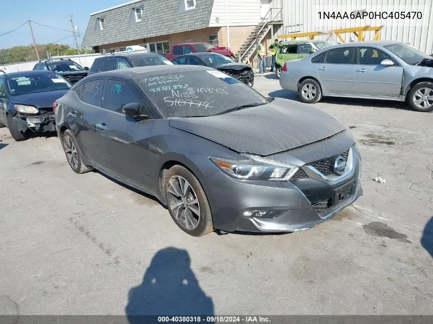 2017 Nissan Maxima 3.5 Sl VIN: 1N4AA6AP0HC405470 Lot: 40380318