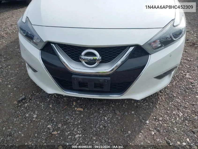 1N4AA6AP8HC452309 2017 Nissan Maxima 3.5S/Sv/Sl/Sr/Plat