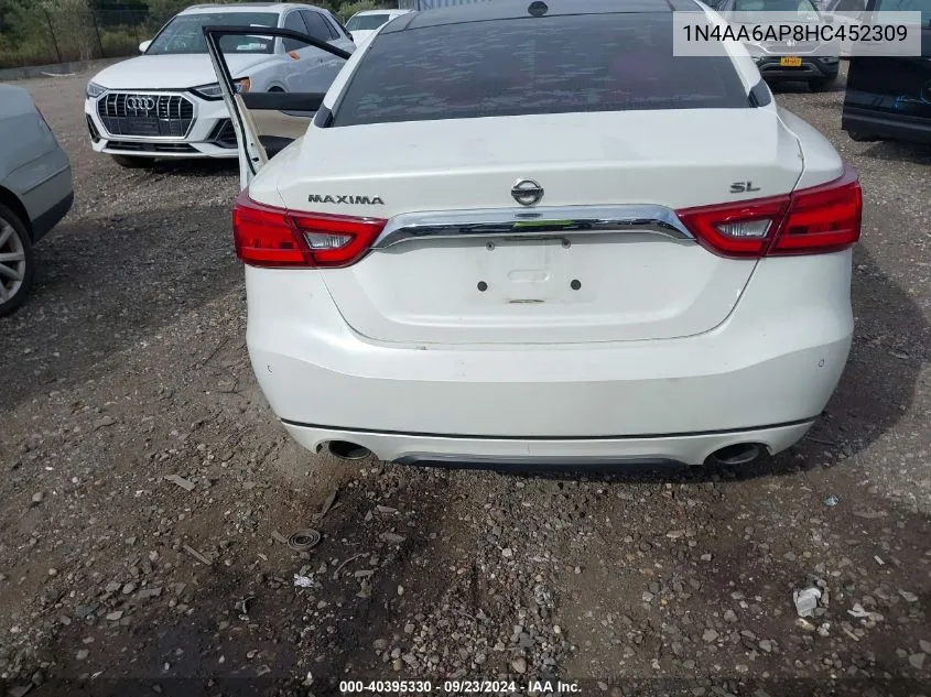 1N4AA6AP8HC452309 2017 Nissan Maxima 3.5S/Sv/Sl/Sr/Plat