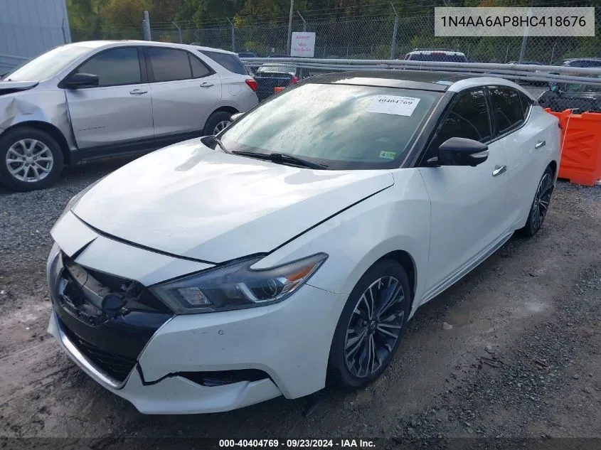 1N4AA6AP8HC418676 2017 Nissan Maxima 3.5 Platinum