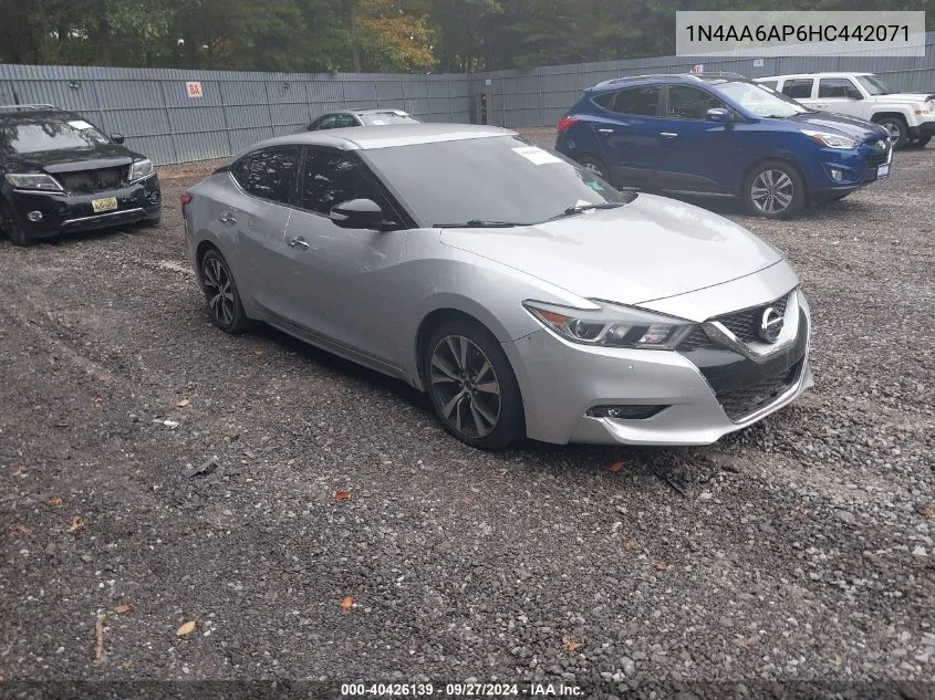 1N4AA6AP6HC442071 2017 Nissan Maxima 3.5 Sv