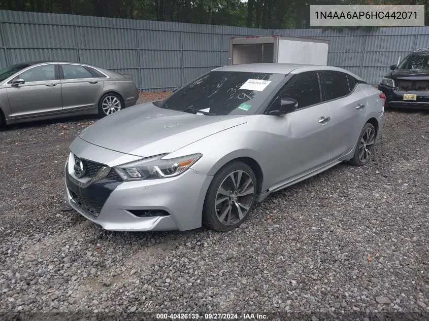 1N4AA6AP6HC442071 2017 Nissan Maxima 3.5 Sv