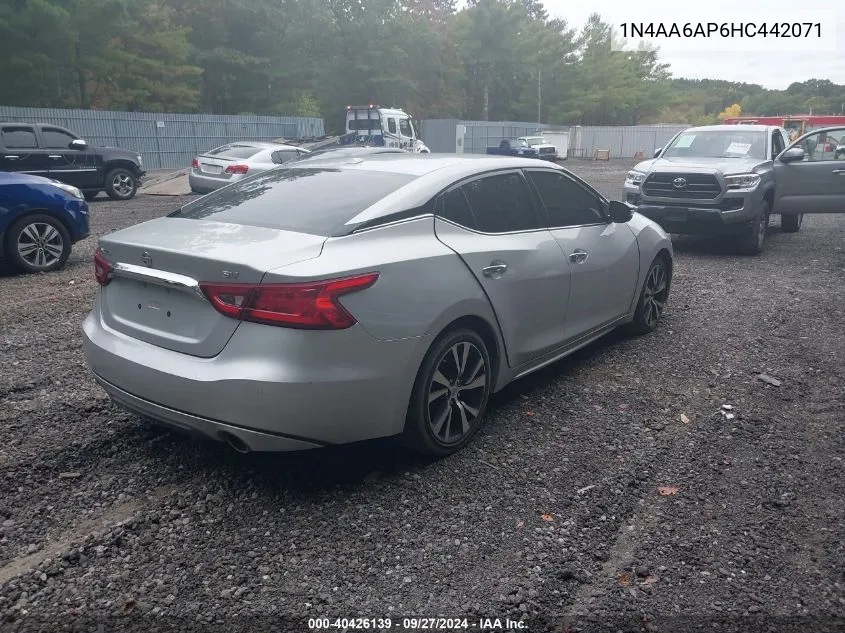 1N4AA6AP6HC442071 2017 Nissan Maxima 3.5 Sv