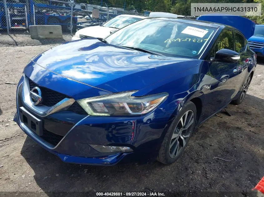 1N4AA6AP9HC431310 2017 Nissan Maxima 3.5 Sl