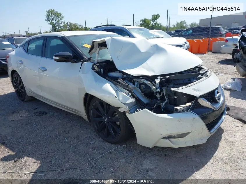 1N4AA6AP0HC445614 2017 Nissan Maxima 3.5 Sr