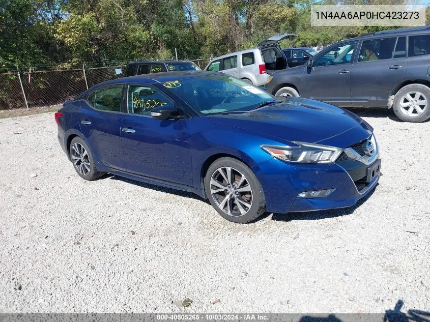 1N4AA6AP0HC423273 2017 Nissan Maxima 3.5 Sv