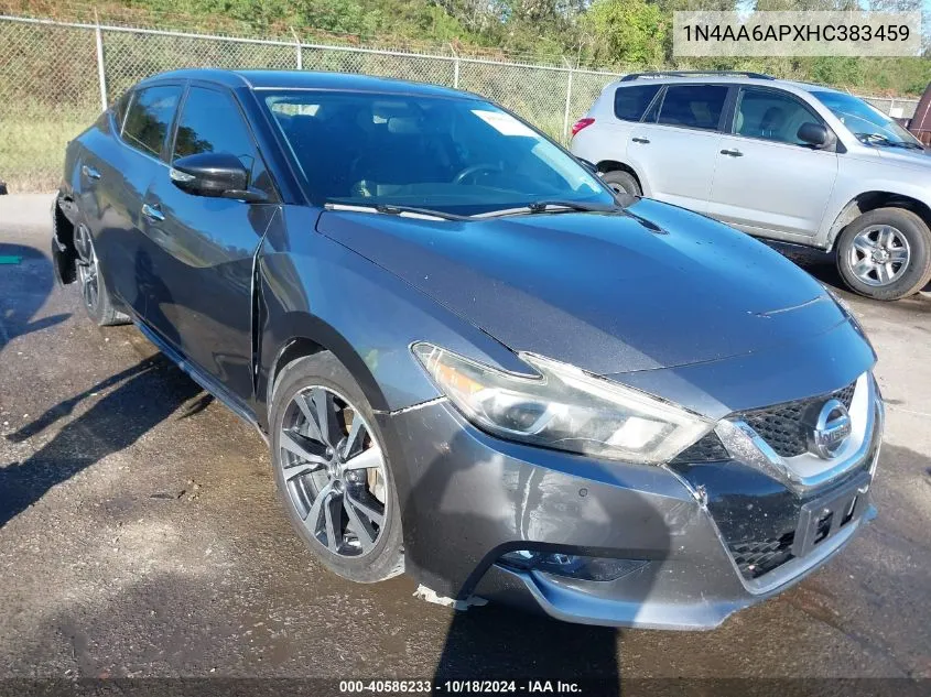 1N4AA6APXHC383459 2017 Nissan Maxima 3.5 Platinum/3.5 S/3.5 Sl/3.5 Sr/3.5 Sv