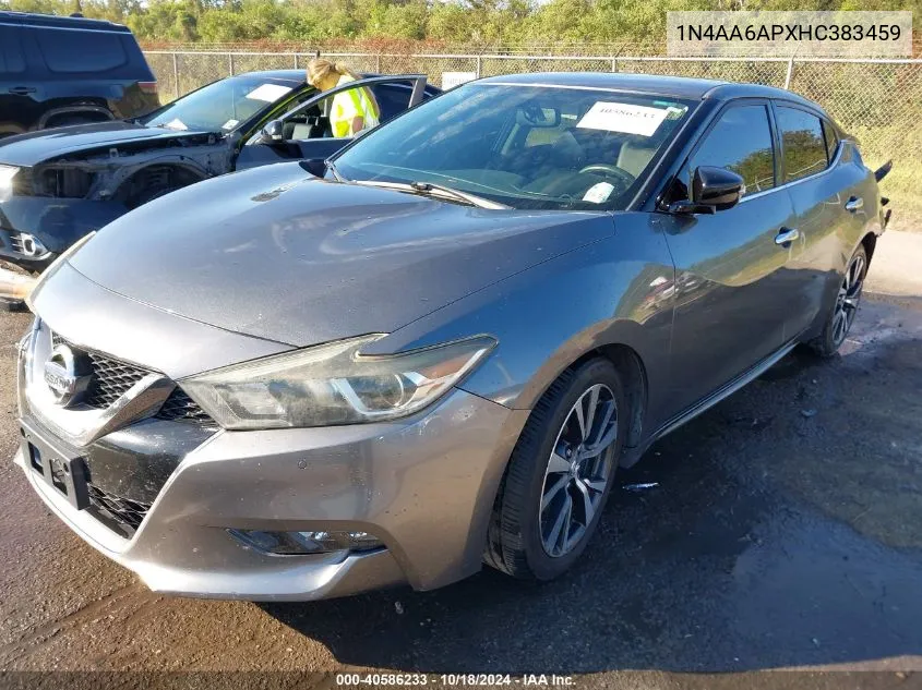 1N4AA6APXHC383459 2017 Nissan Maxima 3.5 Platinum/3.5 S/3.5 Sl/3.5 Sr/3.5 Sv