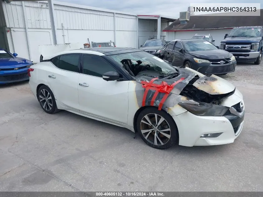 2017 Nissan Maxima 3.5 Platinum VIN: 1N4AA6AP8HC364313 Lot: 40605132