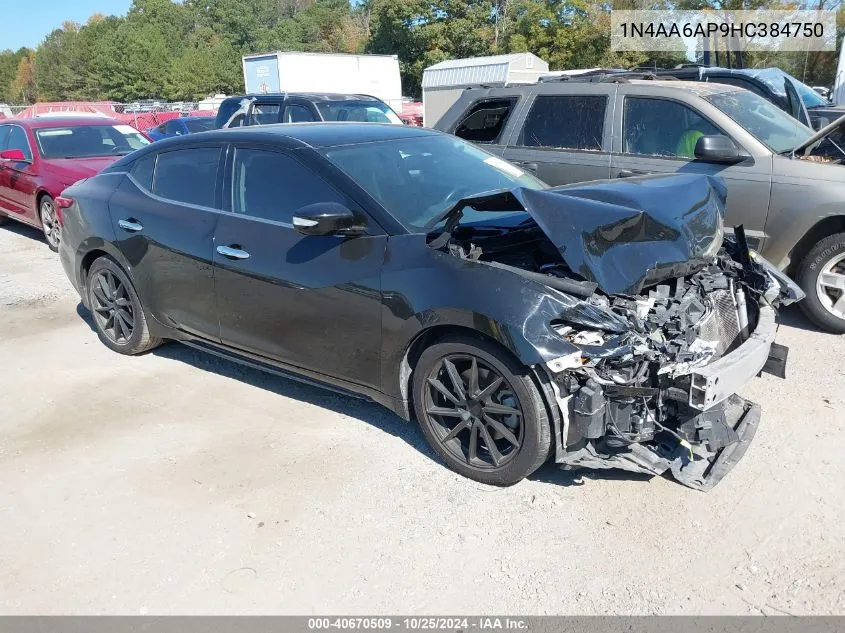 1N4AA6AP9HC384750 2017 Nissan Maxima 3.5 Sv