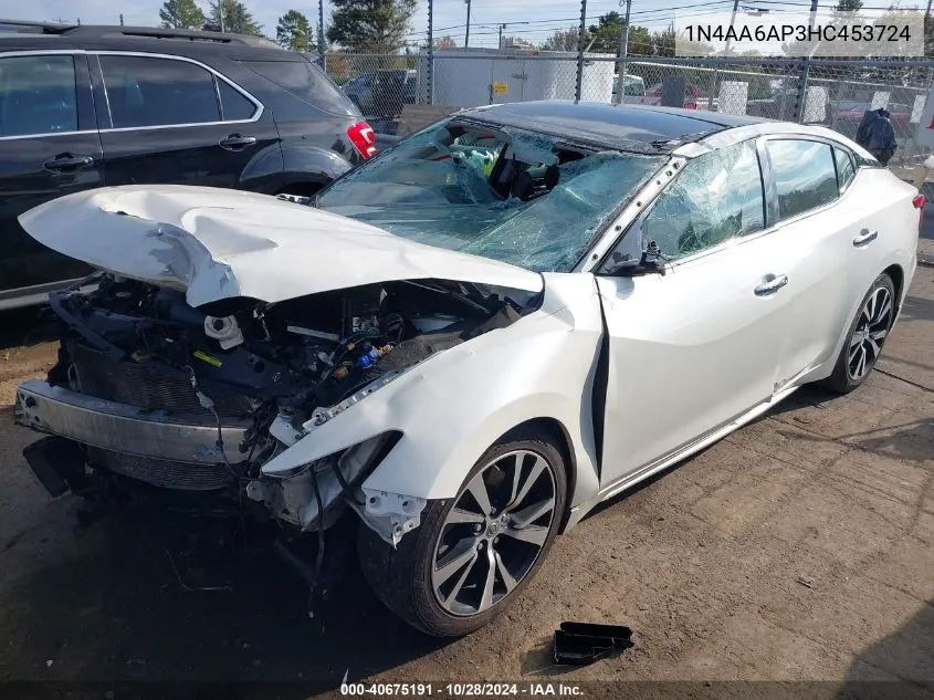 2017 Nissan Maxima 3.5 Sl VIN: 1N4AA6AP3HC453724 Lot: 40675191