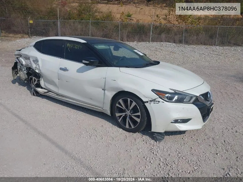 1N4AA6AP8HC378096 2017 Nissan Maxima 3.5 Platinum