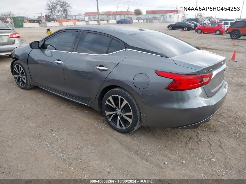 2017 Nissan Maxima 3.5 S VIN: 1N4AA6AP6HC454253 Lot: 40688264