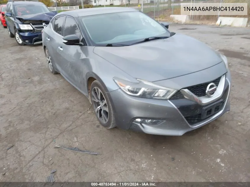 1N4AA6AP8HC414420 2017 Nissan Maxima 3.5 Platinum/3.5 S/3.5 Sl/3.5 Sr/3.5 Sv