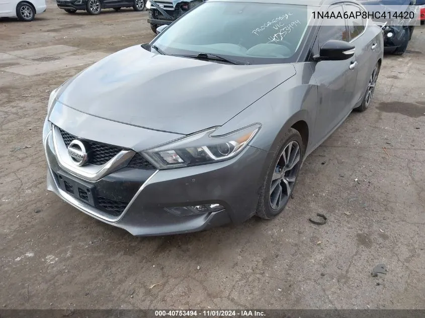 1N4AA6AP8HC414420 2017 Nissan Maxima 3.5 Platinum/3.5 S/3.5 Sl/3.5 Sr/3.5 Sv