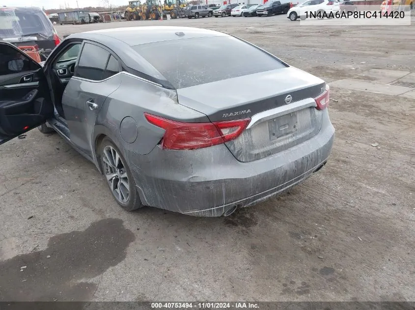 1N4AA6AP8HC414420 2017 Nissan Maxima 3.5 Platinum/3.5 S/3.5 Sl/3.5 Sr/3.5 Sv