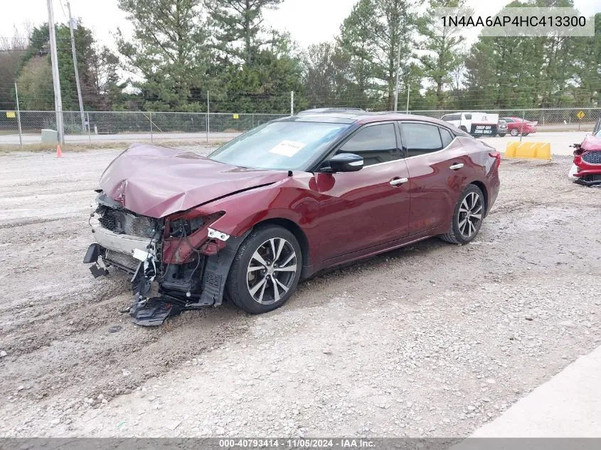 2017 Nissan Maxima 3.5 Sl VIN: 1N4AA6AP4HC413300 Lot: 40793414