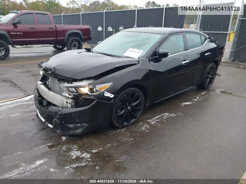 1N4AA6AP6HC415128 2017 Nissan Maxima 3.5 Sr