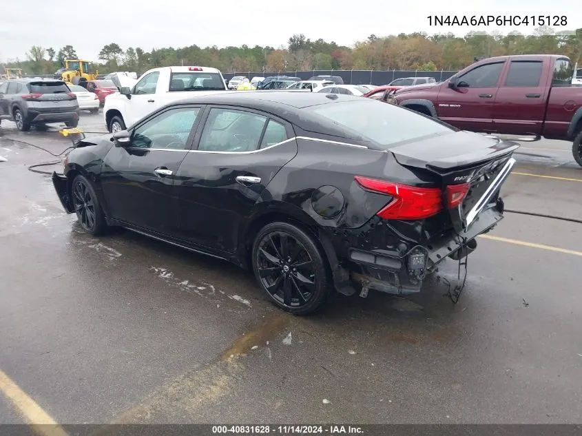 1N4AA6AP6HC415128 2017 Nissan Maxima 3.5 Sr