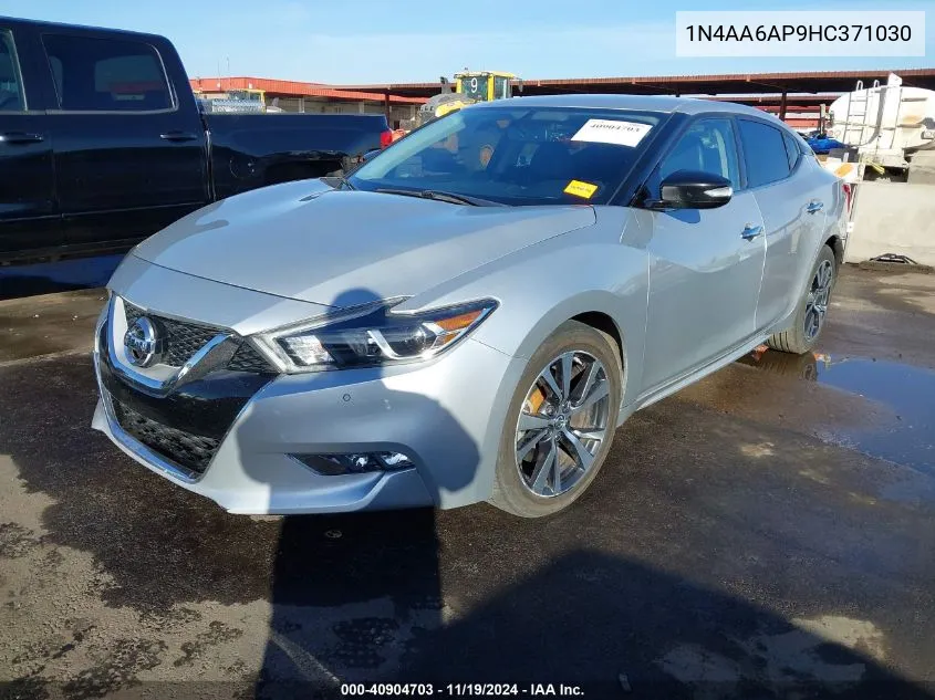 2017 Nissan Maxima 3.5 Sv VIN: 1N4AA6AP9HC371030 Lot: 40904703